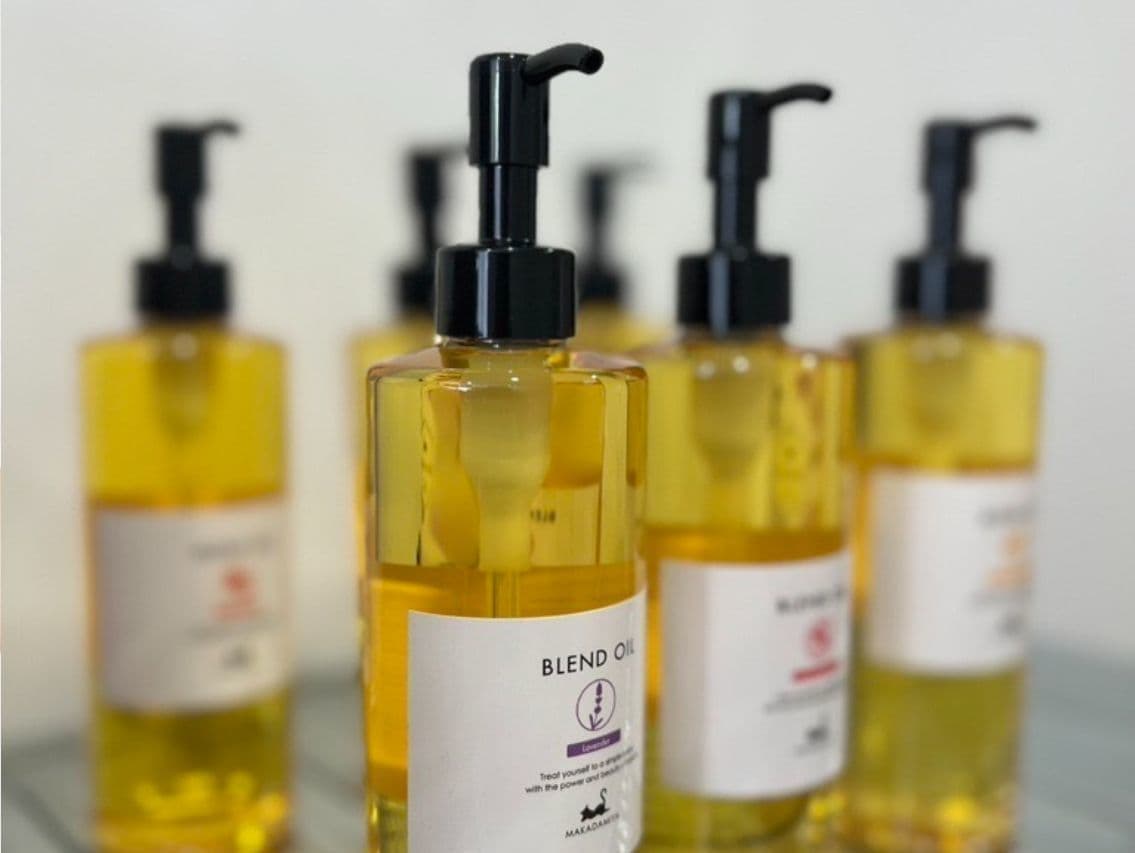 数種類のオイル使用